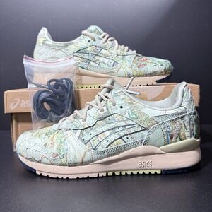 ASICS  x Atmos GEL-Lyte‎ III 3 OG Aged Map 1201A856-300 Mens Sz 5 Women's Sz 6.5